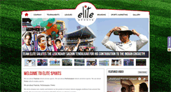 Desktop Screenshot of elitesports.in