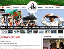 Tablet Screenshot of elitesports.in